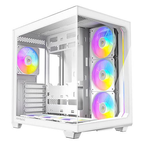 Antec C5 ARGB Dual Chamber Gaming Case - White - Crystal Computers Bilston & Wolverhampton