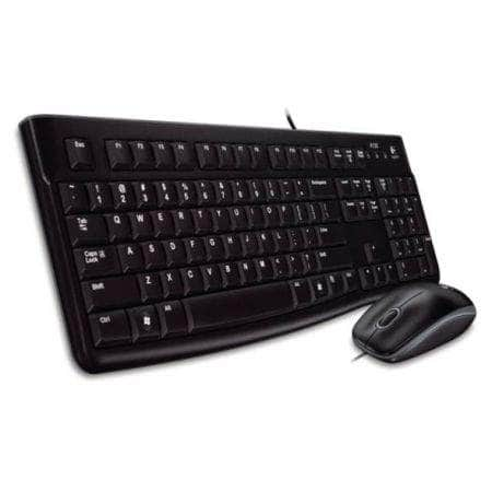 My Store Gaming mouse and keyboard Logitech MK120 Wired Keyboard and Mouse Desktop Kit – Effortless USB Connectivity, Sleek Low-Profile Design for a Seamless Desktop Experience